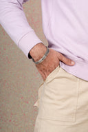 Sterling silver bracelets for men