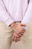 Sterling silver bracelets for men