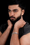 Sterling silver bracelets for men