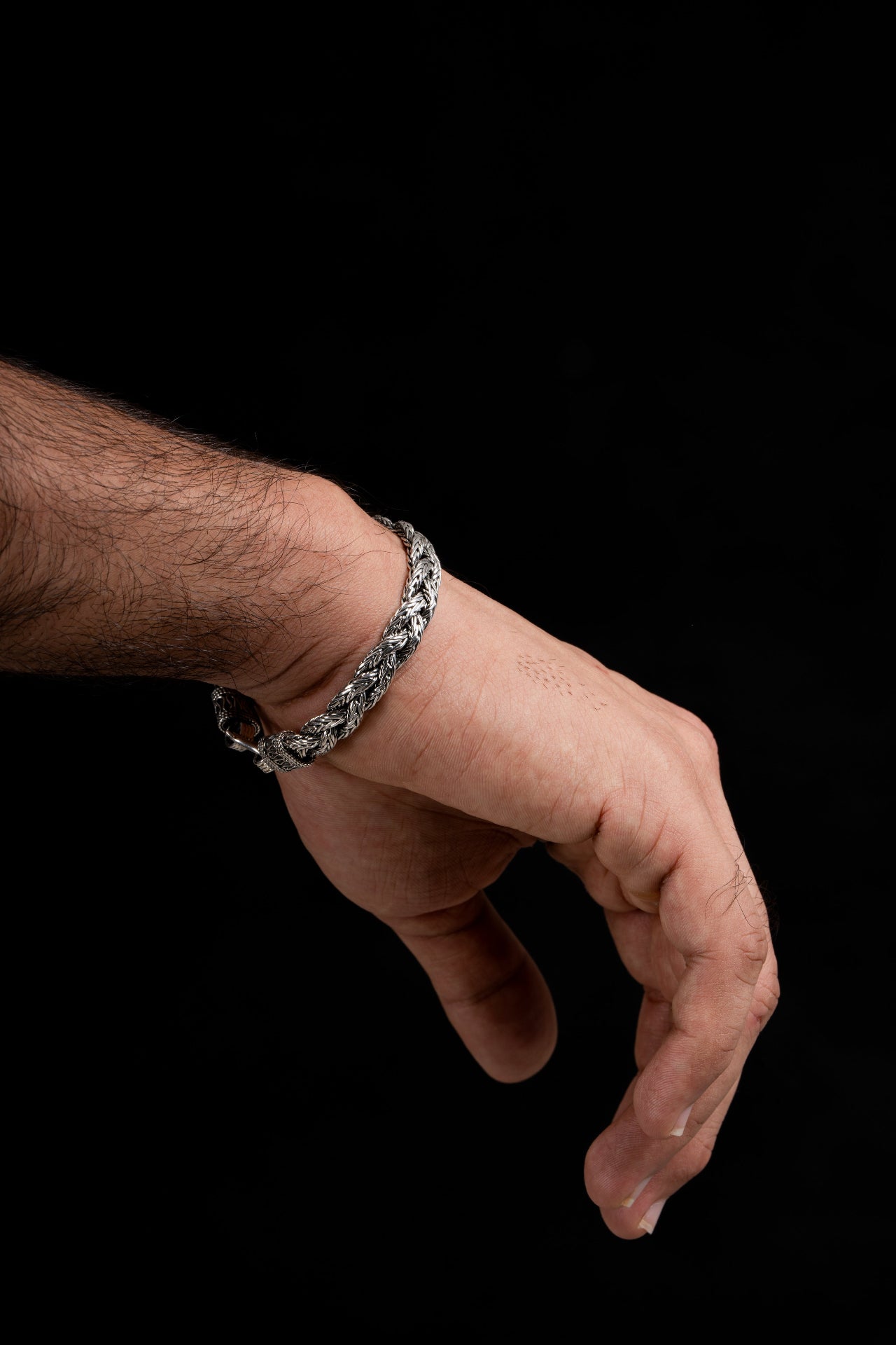 Sterling silver bracelets for men