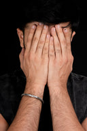 Sterling silver bracelets for men