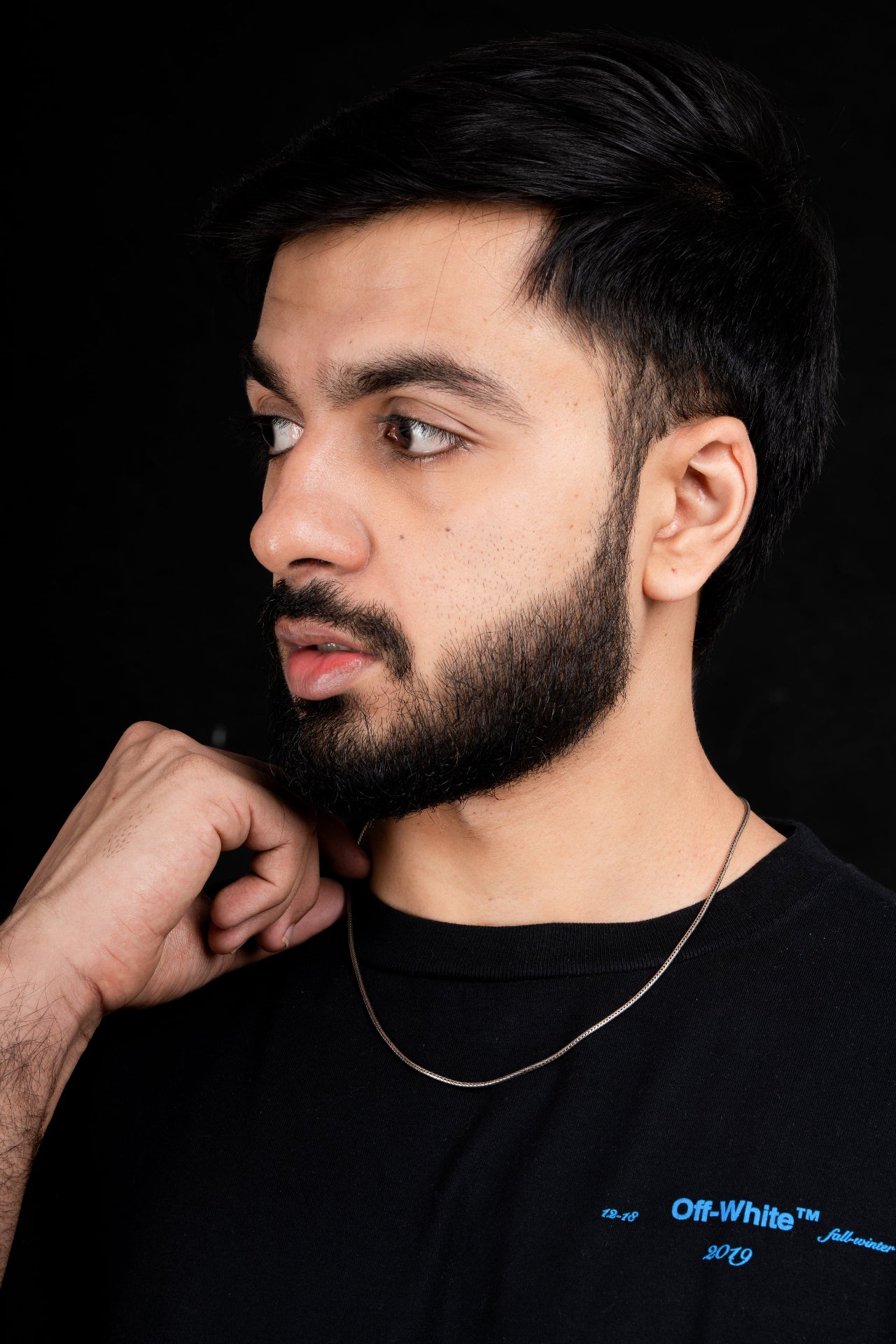 silver neck chain for men