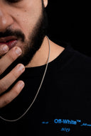 silver neck chain for men