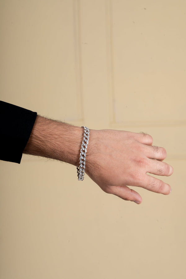 Deimos Men’s Silver Bracelet Parman