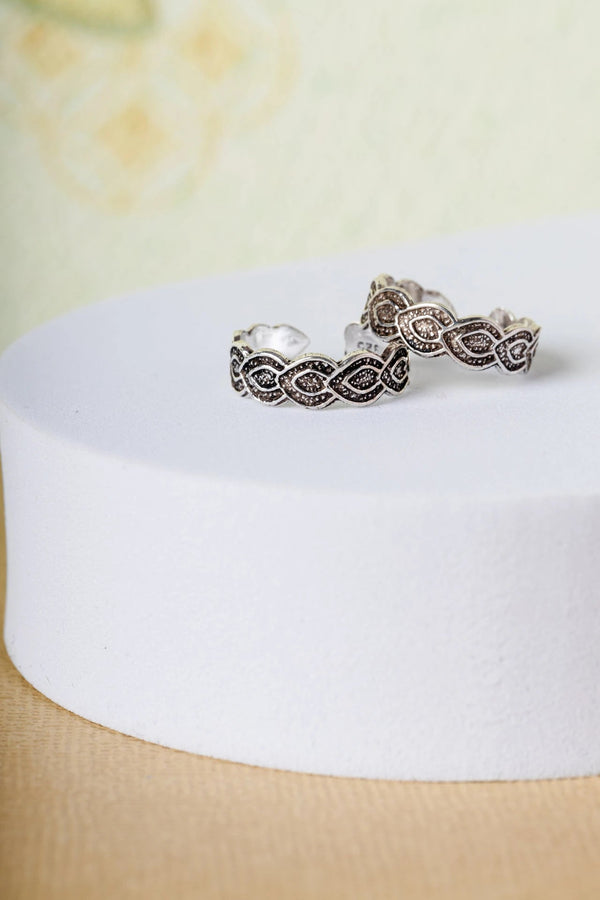 Thea Silver Toe Ring Parman