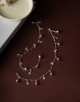 Neysa Silver Anklet