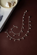 Lahza Silver Anklet