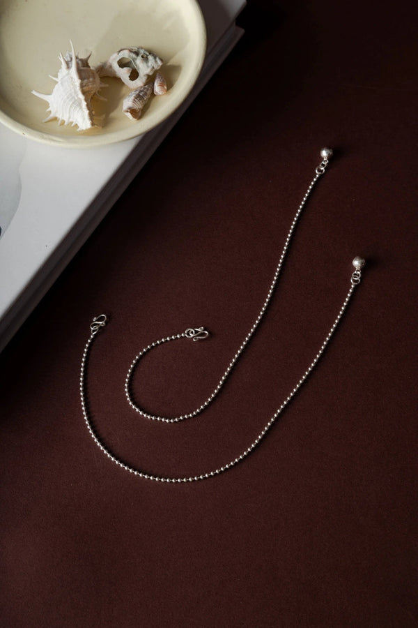 Eta Silver Anklet Parman