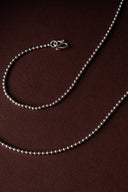 Eta Silver Anklet