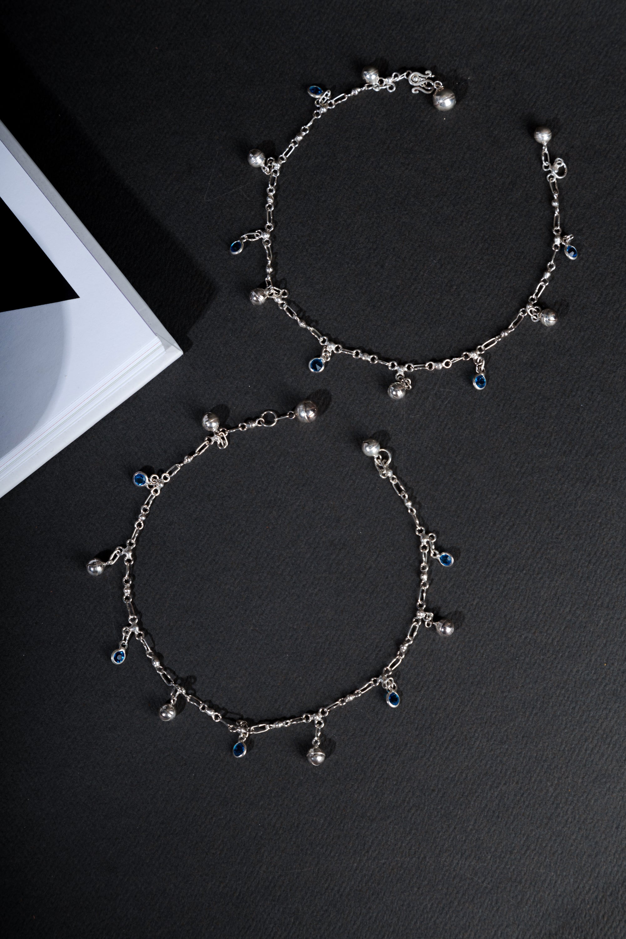 Darya Silver Anklet