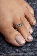 Triya Silver Toe Ring Parman