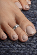 Ahava Silver Toe Ring