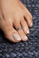 Thea Silver Toe Ring Parman
