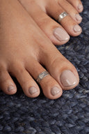 Medha Silver Toe Ring