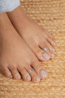 Echo Silver Toe Ring