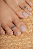 Brahmi Silver Toe Ring