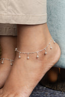 Lahza Silver Anklet