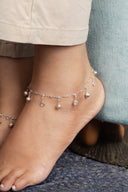 Neysa Silver Anklet