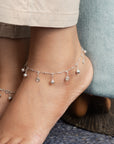 Neysa Silver Anklet