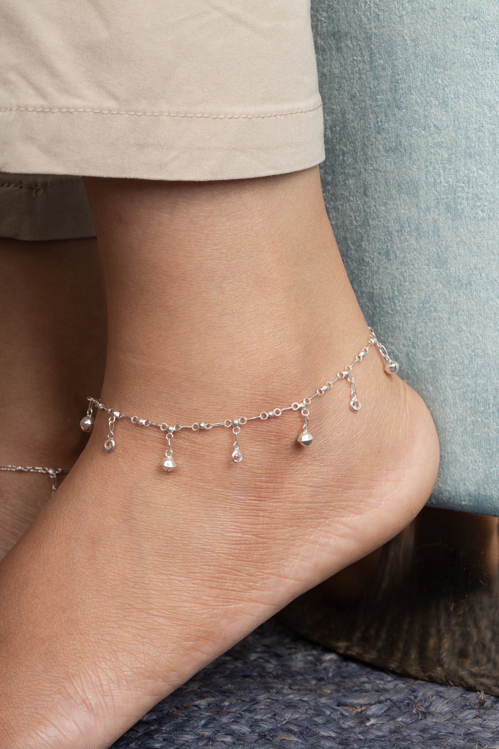 Niran Silver Anklet