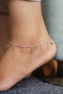 Katara Silver Anklet