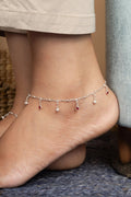Sadira Silver Anklet Parman