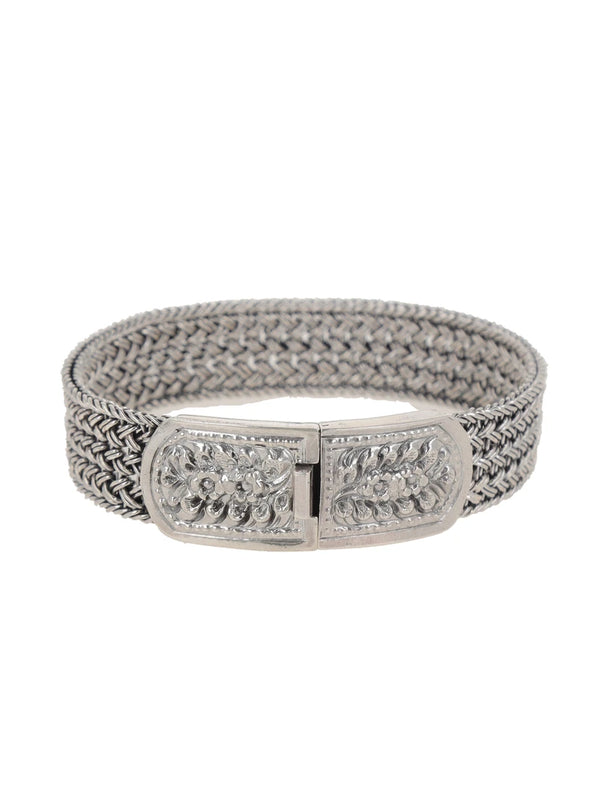 Florentine Men's Silver Bracelet
