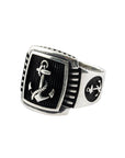 Anchor Ridge Men’s Silver Ring