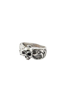 Cryptic Skull Men’s Silver Ring