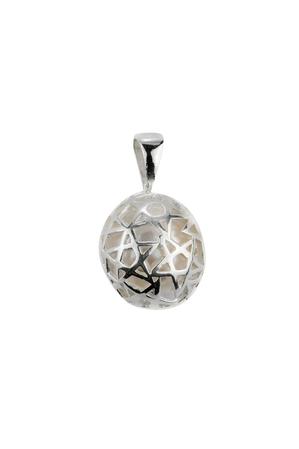 Regina Pearl Silver Pendant Parman