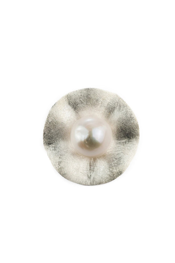 Loretta Pearl Silver Pendant Parman