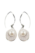 Ava Pearl Silver Earrings Parman