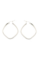 Melanie Hoop Silver Earrings