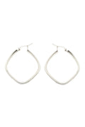 Melanie Hoop Silver Earrings Parman