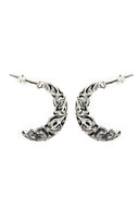 Valeria Bow Silver Earrings