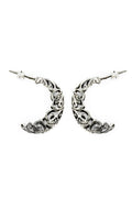 Valeria Bow Silver Earrings Parman