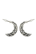 Valeria Bow Silver Earrings Parman