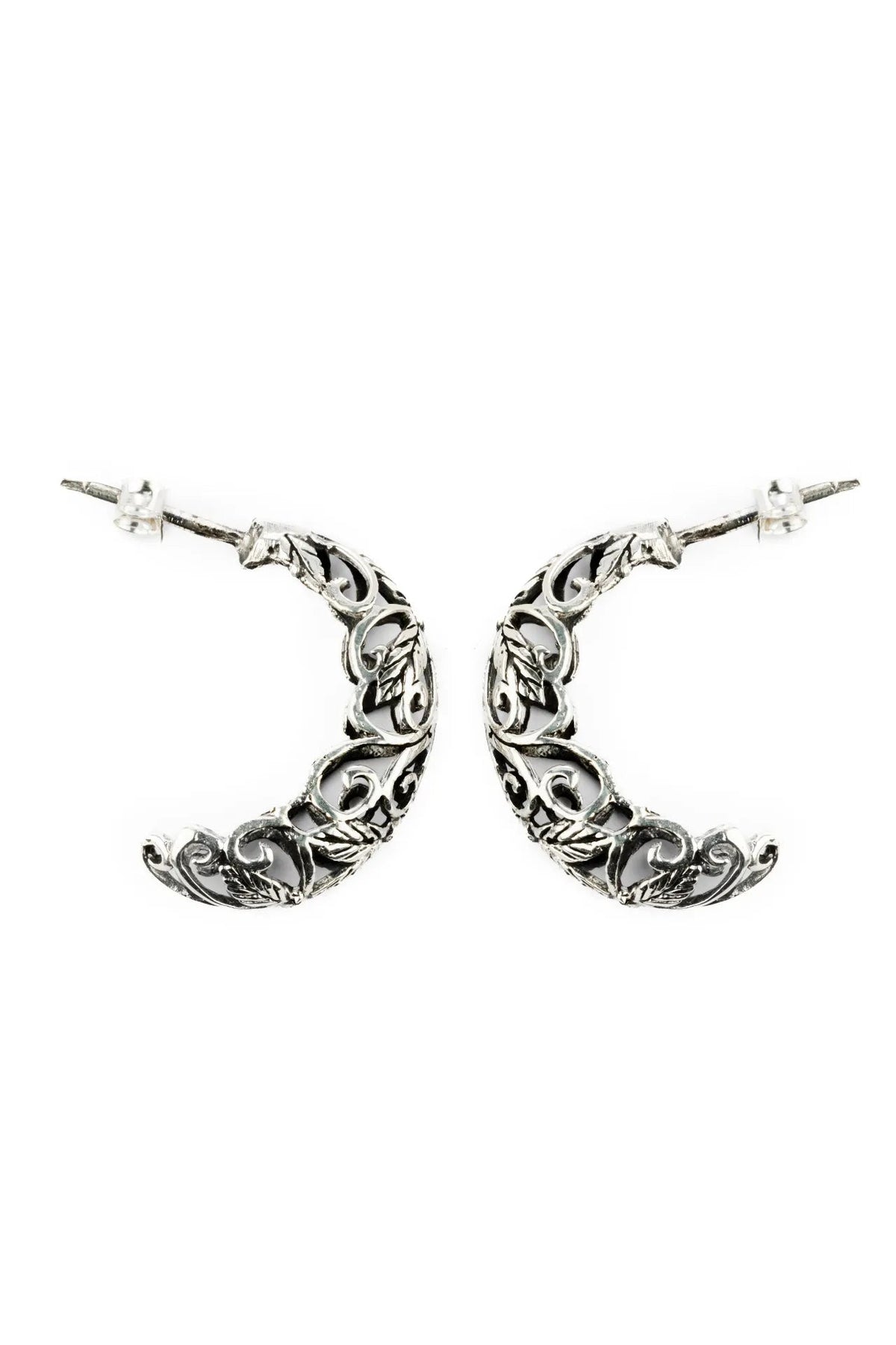 Valeria Bow Silver Earrings Parman