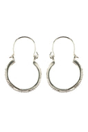 Lucia Crescent Silver Earrings Parman
