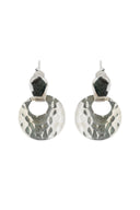 Aqua Luna Silver Earrings