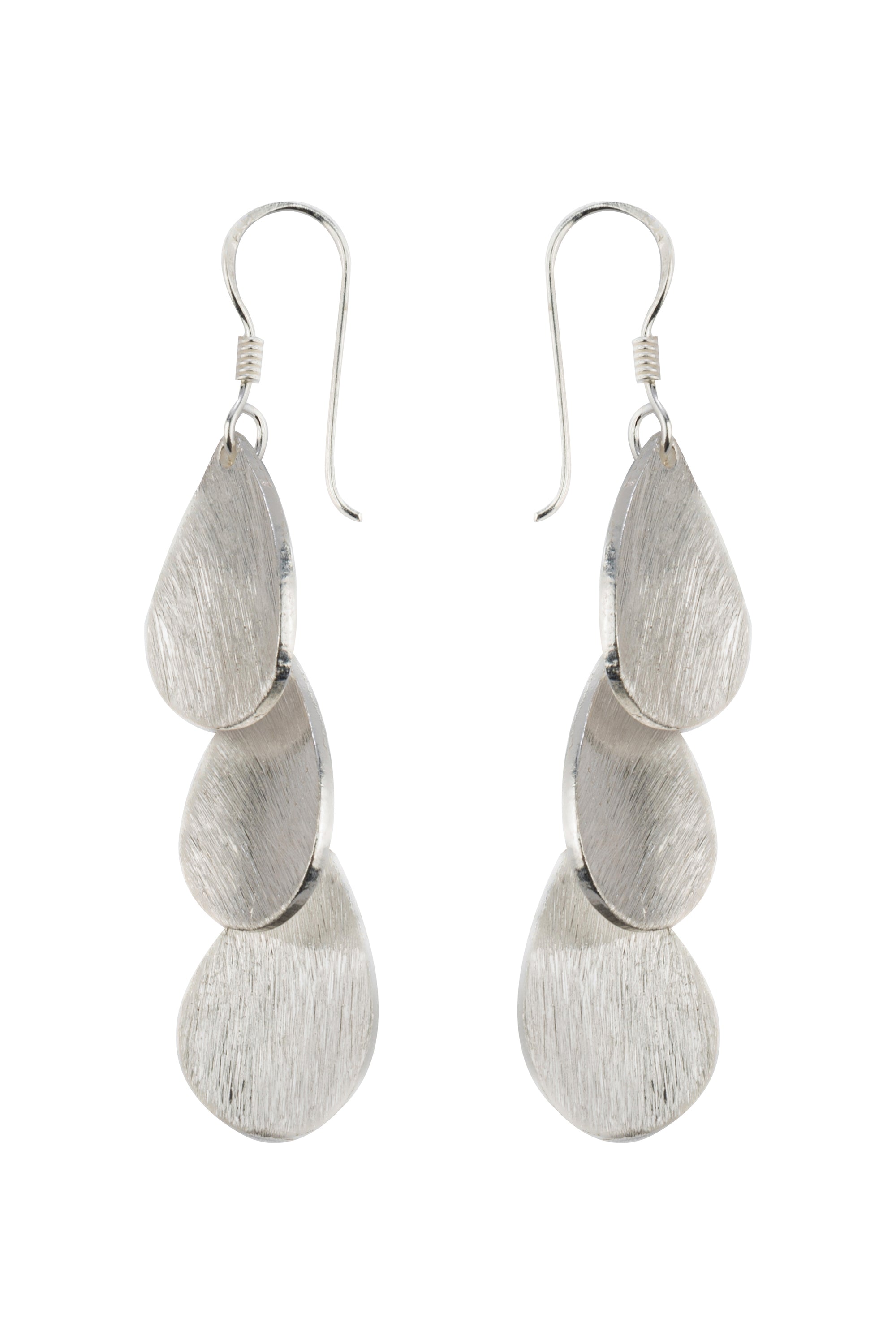 Sabrina Cascade Silver Earrings