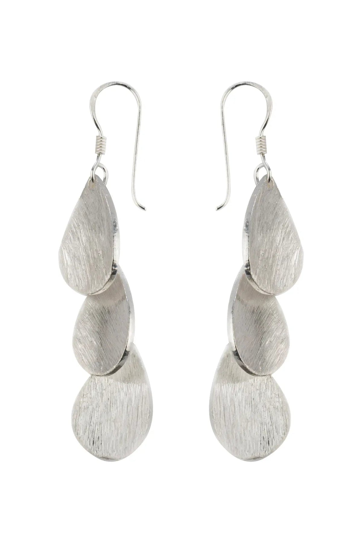 Sabrina Cascade Silver Earrings Parman