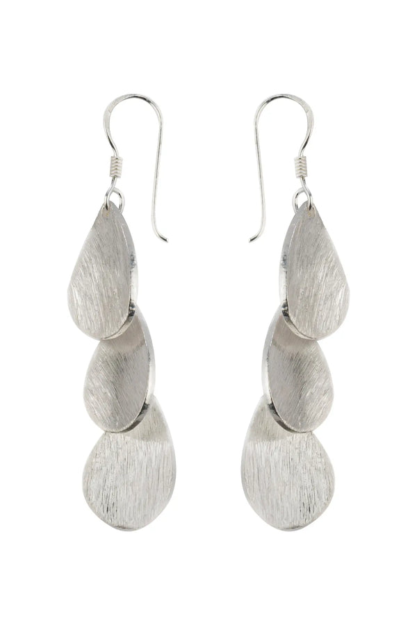 Sabrina Cascade Silver Earrings