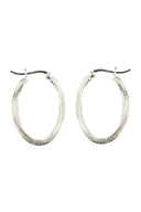 Sierra Hoop Silver Earrings Parman
