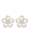 Floral Essence Silver Earrings