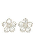Floral Essence Silver Earrings Parman