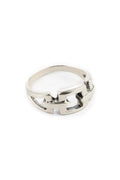 Olga Buckle Silver Ring Parman