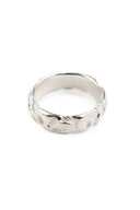 Phoebe Leaf Indent Silver Ring