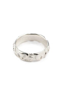 Phoebe Leaf Indent Silver Ring