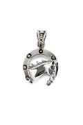 Kaia Horse Shoe Silver Pendant Parman
